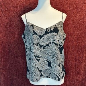 Banana republic paisley cami size L